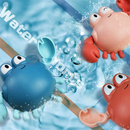 Baby Bath Toys Kids Swimming Clockwork Dolls Play Water Fun Bathing Cute Funny Children Bathroom Shower Bathtub Animals Toy