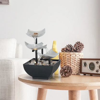 Leisure indoor running water decoration desktop fountain interior decoration crafts office running water fountain decoration