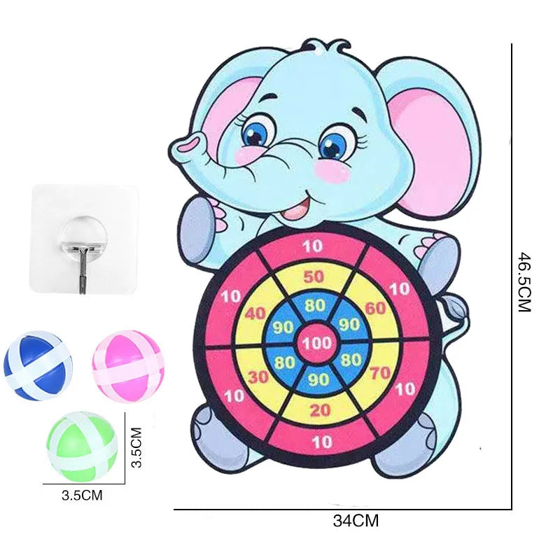 Children Toys for Boys Girls 3-12 years Animal Dart Board Sticky Ball Kids Sports Outdoor Play Games Party Toys Funny Xmas Gifts