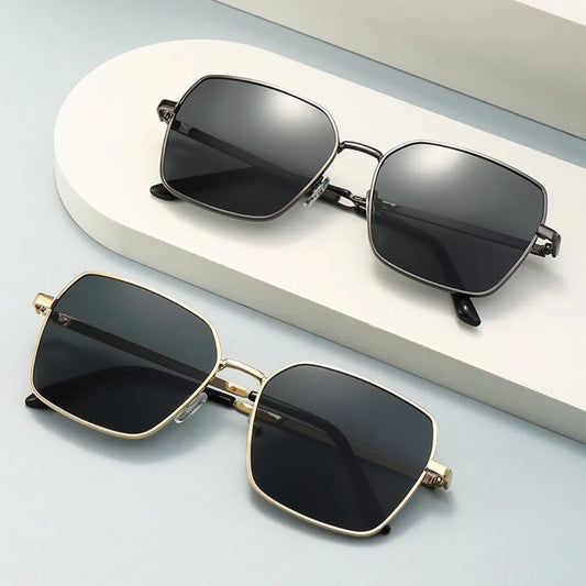 Driving Sunglasses for Men Sun Protection Anti-UV Polarized Korean Style Tinted Shades Glass Authentic Sunnies Glasses