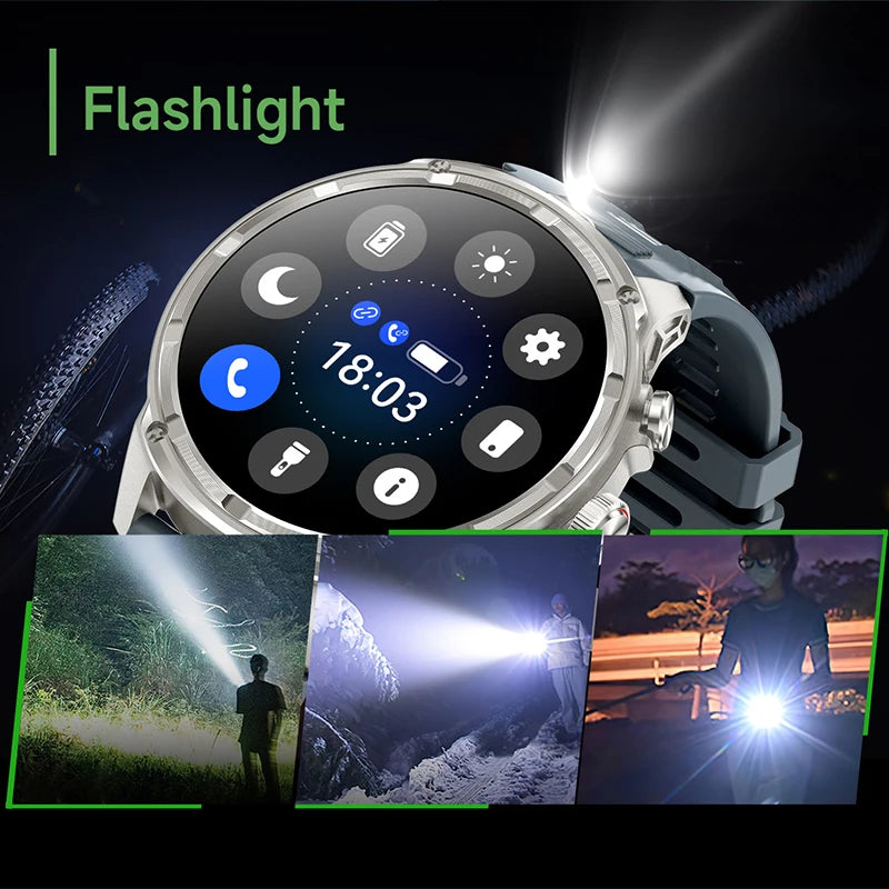 2024 Men's Smart Watch 1.85-inch Full Screen Touch Screen 360 * 360 Resolution IP67 Waterproof 710Mah Battery Capacity Watch
