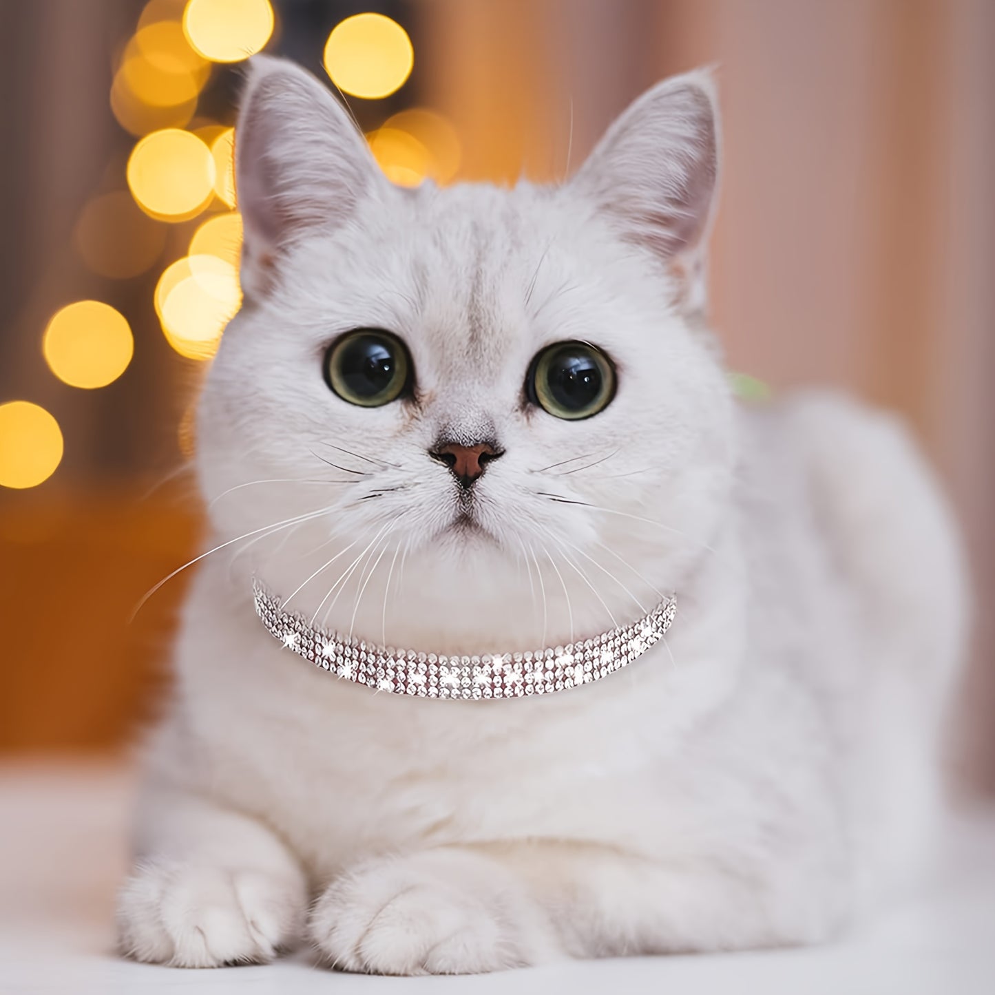 Rhinestone Soft Velvet Cat Collar, Breakaway Cat Collar With Bell And Pendant, Adjustable Kitten Collar With Quick Release Safety Buckle Pet Accessories