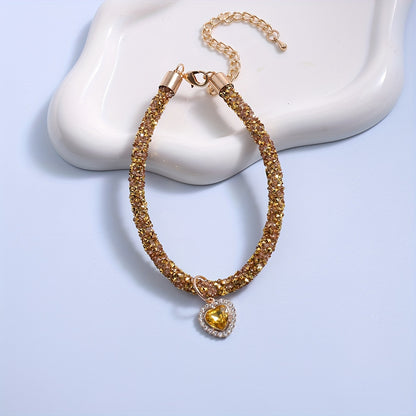 Elegant Faux Pearl & Ribbon Bow Cat Collar - Charming Pet Necklace Accessory, Pet Collar Necklace, 1pc